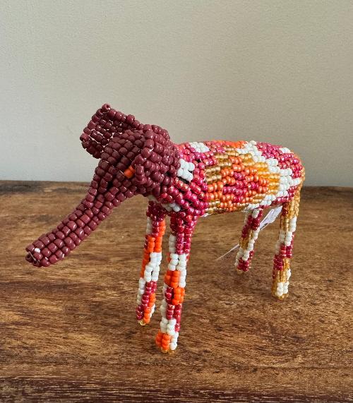 Celebrate the spirit of the African elephant with this intricately beaded creation from Monkeybiz