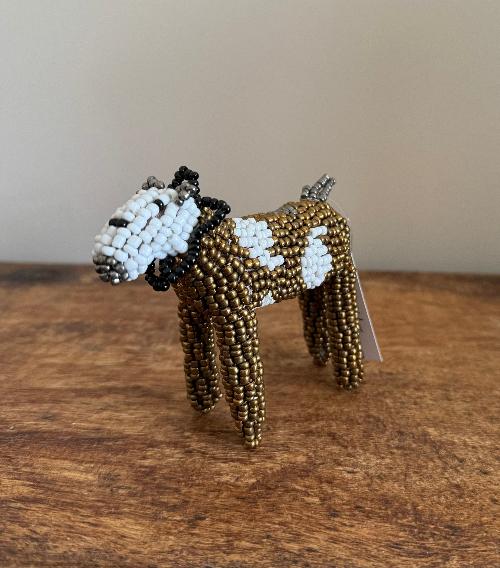 Add a touch of African artistry to your space with this Beaded Lion from Monkeybiz