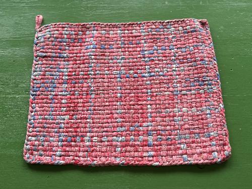 Recycled Saree Placemat (Pink/Multi)