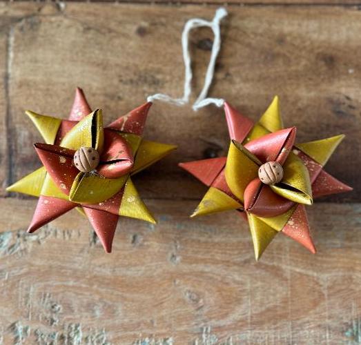 Star Decoration- Set of 2